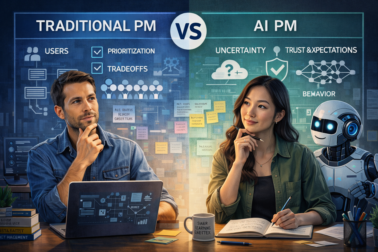 Traditional PM vs. AI PM: What Changes and What Doesn’t